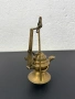 Колекционерска бронзова маслена лампа. №8019, снимка 6