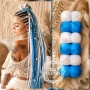 Комплект Бразилско Влакно за Плитки и Прически / Прежда за Коса / Jumbo Braids / Senegalese Twists, снимка 1