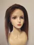 Естествена бразилска перука 40 см - Кестенява | Lace Front 13x4 | 100% човешка коса, снимка 5