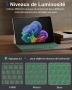 MoKo Bluetooth клавиатура с тъчпад за Microsoft Surface Pro – AZERTY оформление, снимка 4