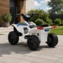 Детско акумулаторно ATV 6V 25W – Електрическо ATV с LED светлини за деца 1.5+ години, бяло, снимка 3