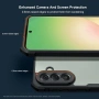 XUNDD Прозрачен Калъф за Samsung A57 - TPU+Акрил, Airbag, 0.8mm защита, Черен, снимка 2