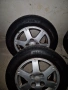 Оригинални лети джанти Mitsubishi 15" 4х114.3 със зимни гуми (Lancer, Colt), снимка 2