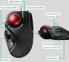 ELECOM JAPAN Huge Trackball Mouse 8 бутона МИШКА, снимка 14