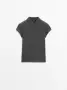 Massimo Dutti блузи с якичка и къс ръкав (от кашмир) - Размер XS, снимка 11