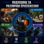 Тактически бързомер оптически прицел Trijicon 1×25 с две стойки за лов еърсофт въздушна пушка оръжие, снимка 7