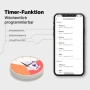 Смарт термостат WiFi за подово отопление – Бял, снимка 2