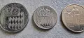 Монако. 0.10, 0.20, ½, 1, 2, 10 франка. 1960 - 1982 година. 6 бройки., снимка 4