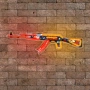 Светещ неонов AK47 - CS2, снимка 1