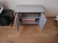 ТВ шкаф с врати vidaXL, Сив сонома, 60x35x45 см, Инженерно дърво, 12 kg, снимка 6