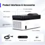 Видео проектор Magcubic HY450 Ultra Short Throw 4K 1080P 900 ANSI WiFi6 BT5.4 , снимка 3