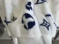 Louis Vuitton Monogram Mink Fur Zipped Hoodie - Оригинално Яке!, снимка 5