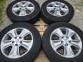 Лети джанти 16ки 5х114.3 Dacia + зимни гуми 215/65/16 Continental, снимка 3