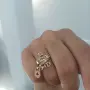 Уникален Tiffany дамски златен пръстен, снимка 6