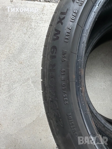 2бр. Летни гуми 235/40/19цола, снимка 5 - Гуми и джанти - 54272571