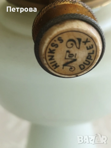 Стара газена лампа. , снимка 3 - Настолни лампи - 54309524