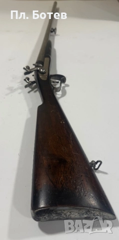 Уникална двуцевна пушка, снимка 4 - Антикварни и старинни предмети - 54059153