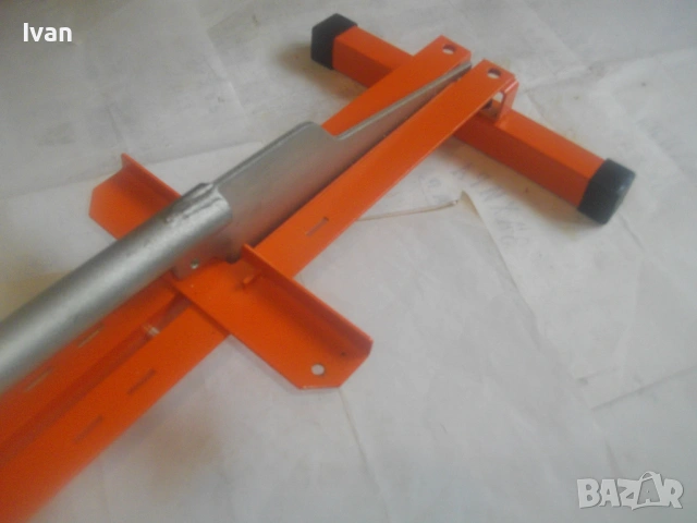 НОВА голяма масивна немска лостова ръчна ГИЛОТИНА РЕЗАЧКА ЗА ЛАМИНАТ 80 см/5,0 кг, снимка 8 - Други инструменти - 54033339