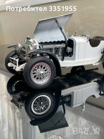 Mercedes benz SSKL 1931 1/18 Burago Ретро модел, снимка 8 - Колекции - 54399975