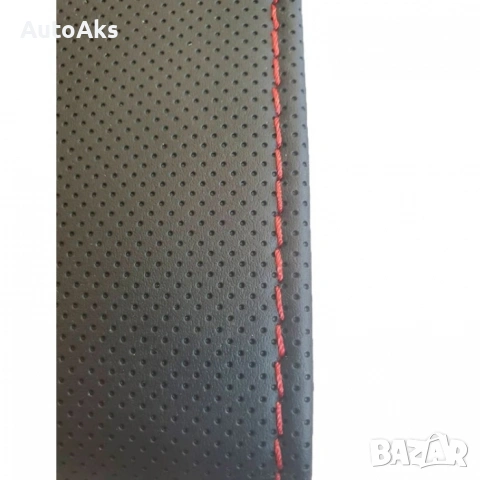 Шиещ калъф за волан Boss от еко кожа - черен цвят, перфориран 38 см - различни модели, снимка 5 - Аксесоари и консумативи - 54122628