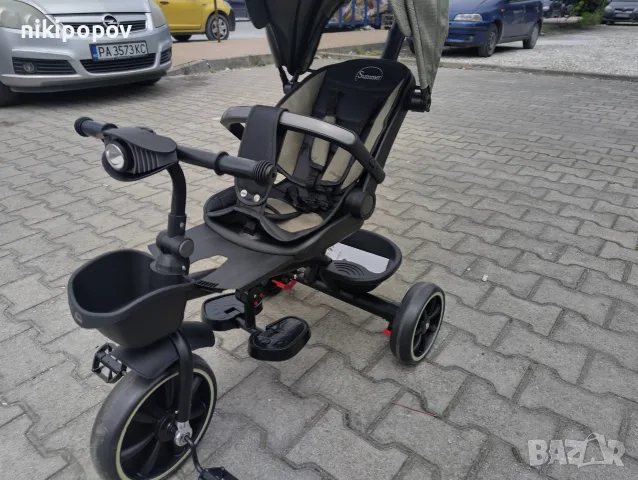 BYOX Детска триколка SUMMER зелен, снимка 11 - Детски велосипеди, триколки и коли - 55440388