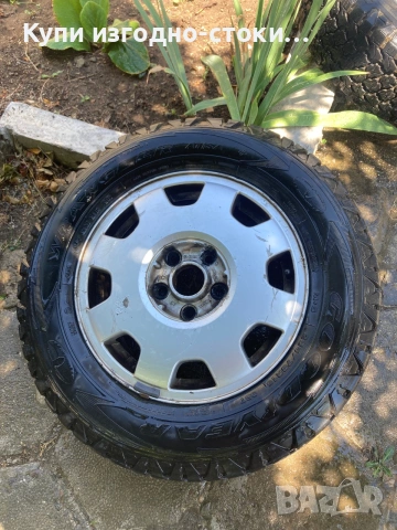 Гуми Офроуд Goodyear 205/70/15 с джанти Ауди 5х112, снимка 7 - Гуми и джанти - 55231714