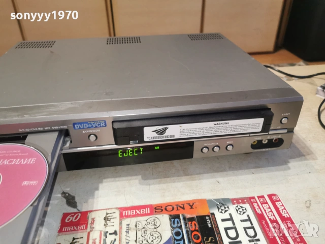 SAMSUNG DVD-V7070 DVD/VHS DUAL DECK 2006262013L1, снимка 10 - Плейъри, домашно кино, прожектори - 54982256