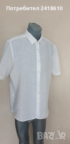 Hugo Boss Relegant_6 Len Regular Fit Mens Size M / XL НОВО! ОРИГИНАЛ! Мъжки Ленени Ризи., снимка 8 - Ризи - 54822034