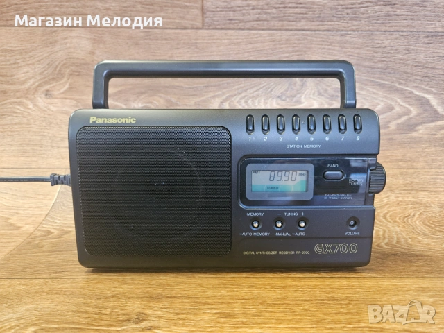 Радио Panasonic GX700 Black – Безупречен прием, Дигитална точност