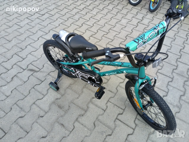 X Детски велосипед 18" PIXY зелен, снимка 7 - Велосипеди - 54395203