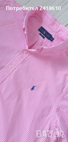 POLO Ralph Lauren Cotton Slim Fit Mens Size 2XL ОРИГИНАЛ! НОВО! Мъжка Риза!