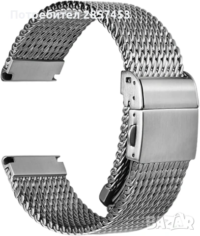 REZERO Milanese mesh каишка 316L за часовник / 21 mm / нова, снимка 7 - Каишки за часовници - 54861241