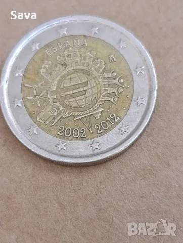 Юбилейна монета 2 € Испания, снимка 2 - Нумизматика и бонистика - 55624212