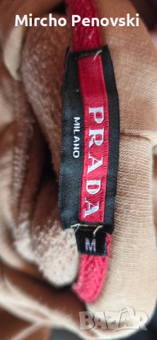 Оригинален суичър / худи Prada Linea Rossa (Размер M), снимка 3 - Суичъри - 55148332