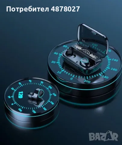 Безжични bluetooth слушалки с LED цифров дисплей, снимка 7 - Друга електроника - 55416635