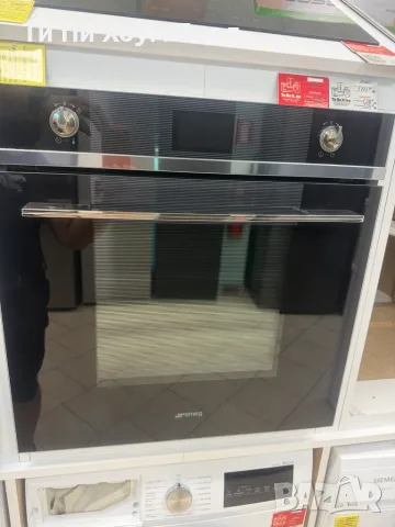 Многофункционална фурна SMEG "Linea" с пиролитичен отвор и плавно затваряне на вратата
