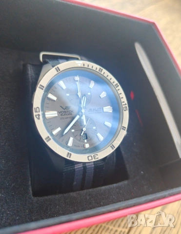 Vostok Europe Almaz Titanium 47mm, фул сет, бартер, снимка 4 - Мъжки - 55013510