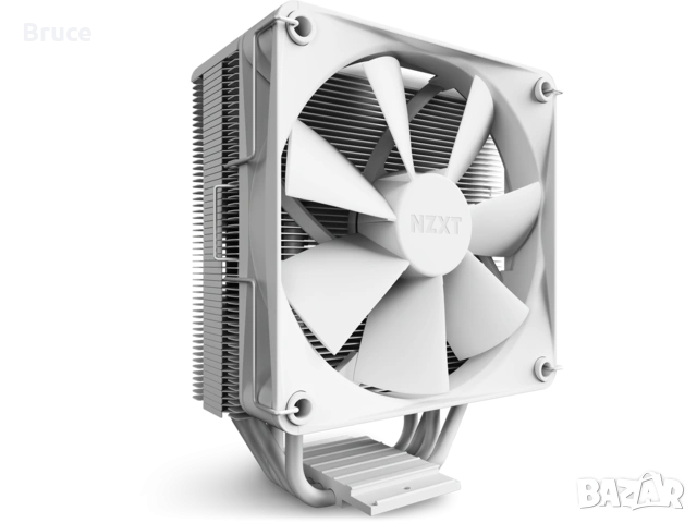 Охлаждане за процесор NZXT T120м бял, съвместим с Intel/AMD сокети