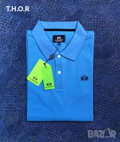La Martina Polo Shirt ОРИГИНАЛНИ мъжки поло тениски - L/XL, снимка 5 - Тениски - 54982167