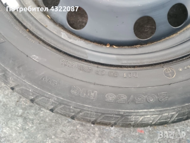 Резервна гума 205/55/16 от Опел Астра Opel Astra H 1.9 CDTI 150 к.с 2004-2010г., снимка 5 - Гуми и джанти - 52172134