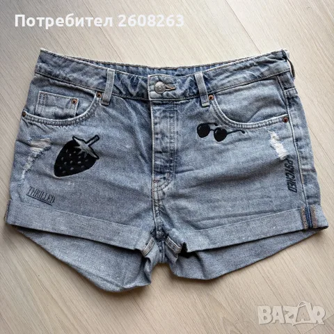 Дънкови къси панталони H&M