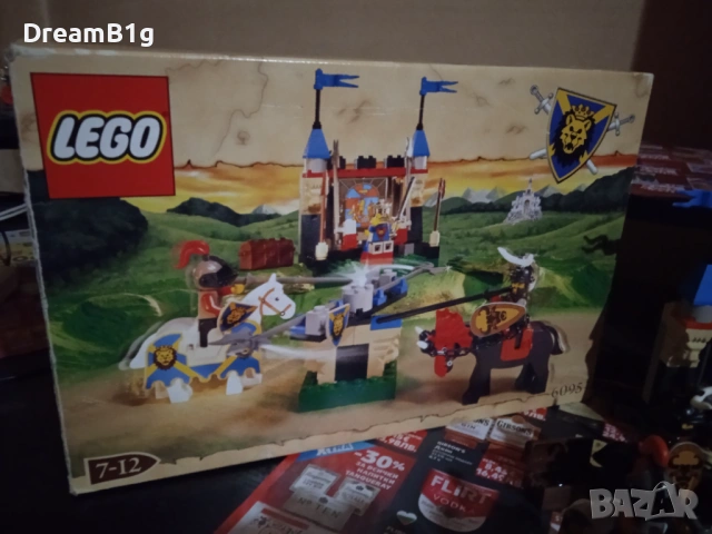 Lego 6095 Tour Joust като ново с оригинална кутия и упътване, снимка 6 - Конструктори - 54635865