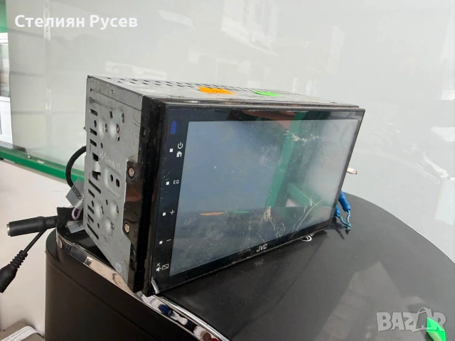 100722 din2 jvc kwm25bt bluetooth Авто Ресийвър  CD / сд / sd плейър за автомобил -цена 54,76 лв или