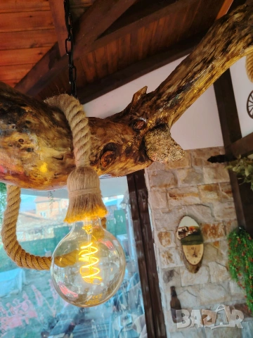 Винтидж пендел,масив ,ръчна изработка, снимка 6 - Декорация за дома - 54366228