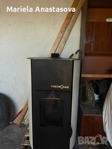 Продавам пелетна печка Thermolux с водна риза – 25 kW