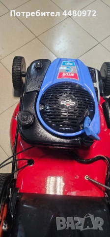 Самоходна бензинова косачка MTD 53см Briggs & Stratton 850 със стартер , снимка 5 - Градинска техника - 54461619