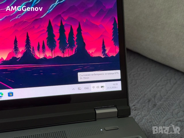 16’ UHD+4K Oled Touch/i7-12850HX/Tinkpad P16 Gen1/32GB DDR5/1TB SSD/RTX A1000, снимка 12 - Лаптопи за работа - 54042569