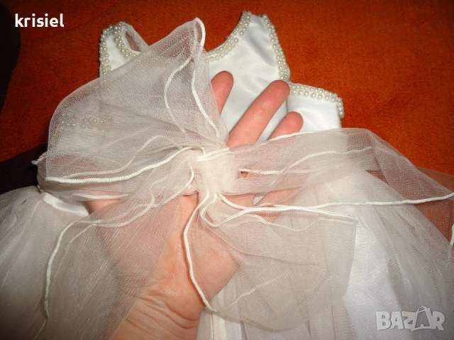 ЗА КРЪЩЕНЕ КРАСИВА РОКЛЯ--1 ГОДИНКА, снимка 8 - Бебешки рокли - 54149797