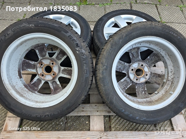 Лети джанти 15ки 4х100 Suzuki + летни гуми 185/60/15, снимка 8 - Гуми и джанти - 54421183