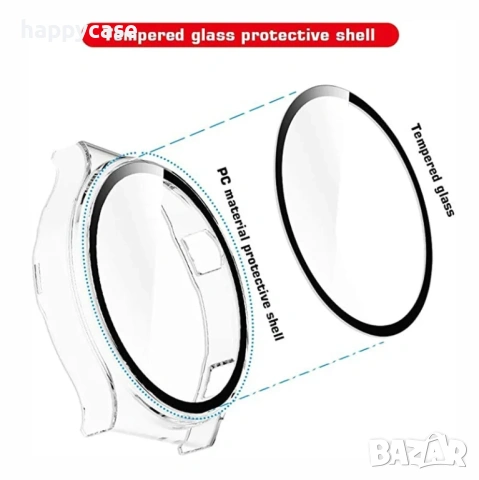 Huawei Watch GT 3 / GT 3 Pro / GT Runner / Твърд удароустойчив кейс с протектор, снимка 6 - Смарт гривни - 41046342